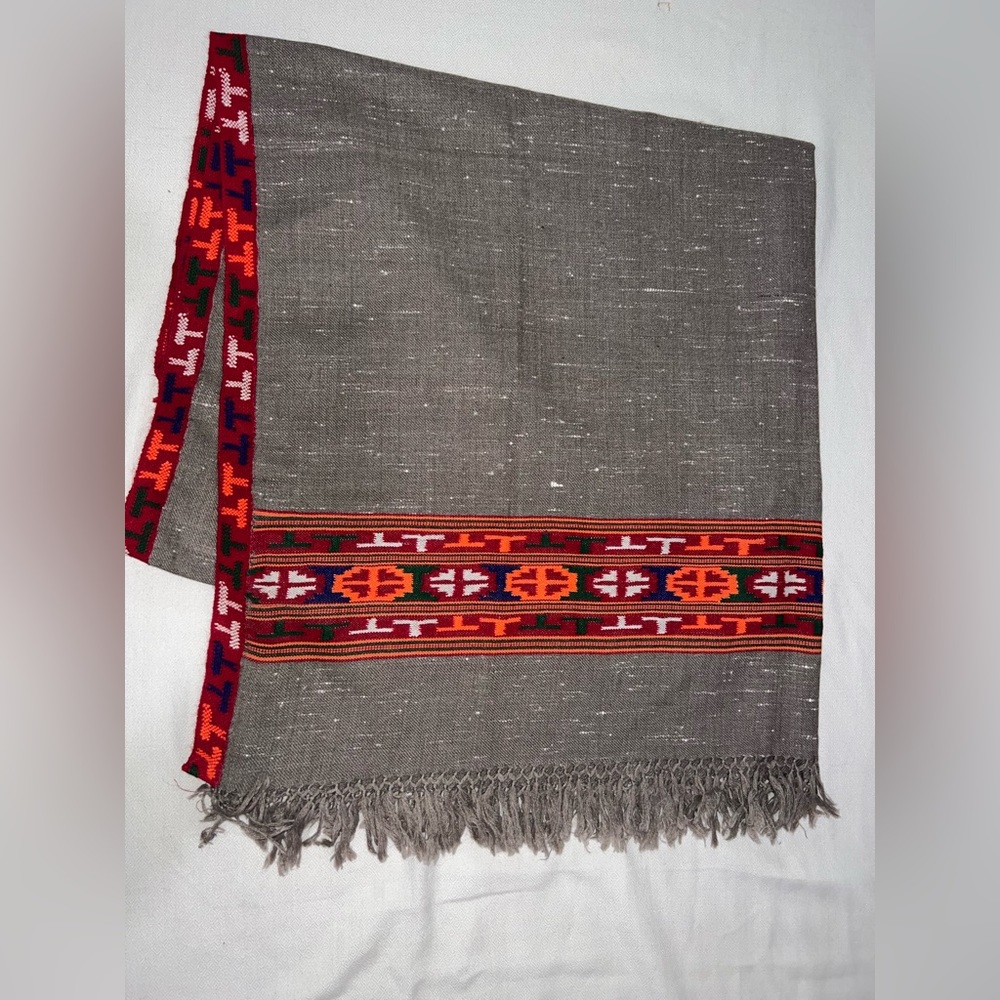 yak wool shawl, woolen throw, blanket scarf